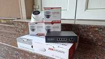 Hikvision ds 7604NI-Q1 система видеонаблюдения в полном комалекте