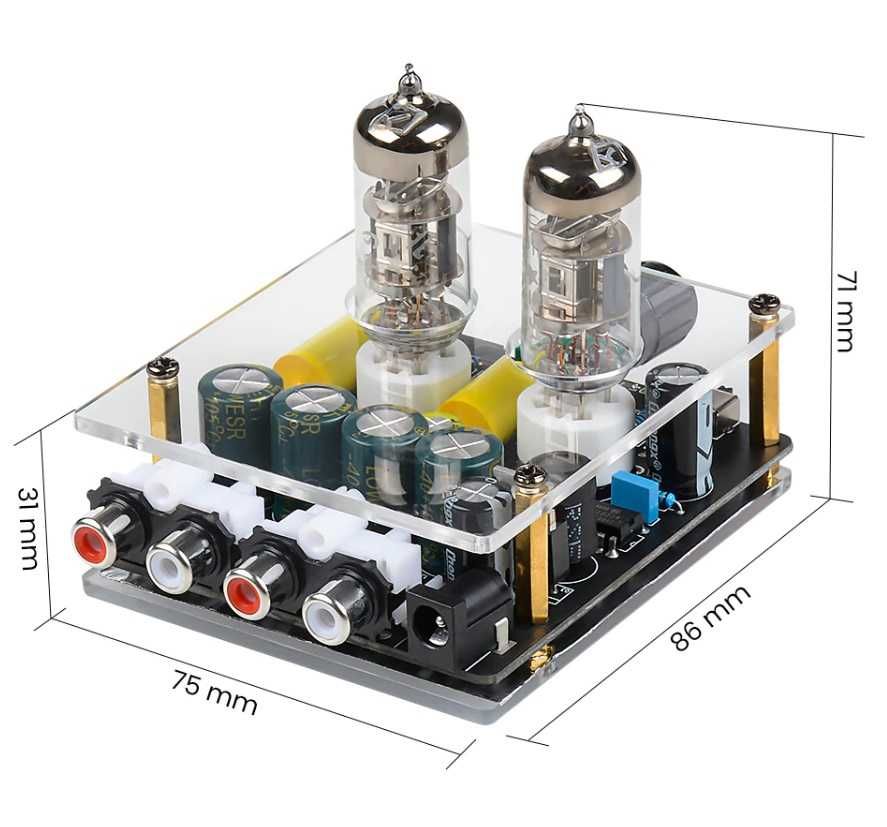 ЛАМПОВ Предусилвател /усилвател/ FEVER 6J38 TUBE PREAMP AMPLIFIER