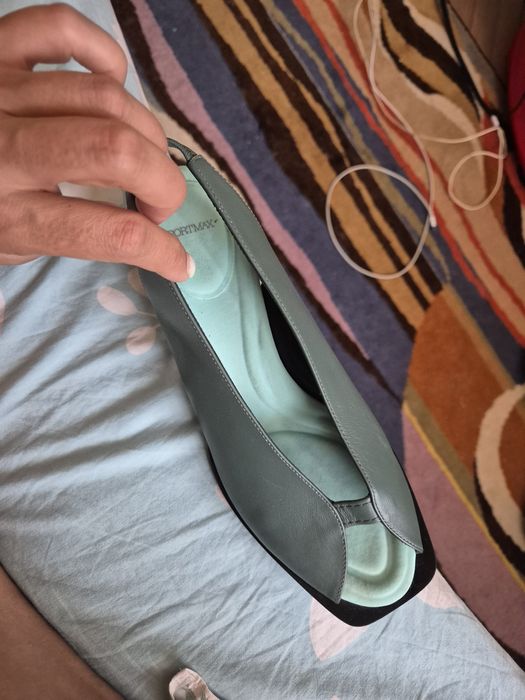 Sandaluțe Sport MaxMara cu toc mic, mărimea 38