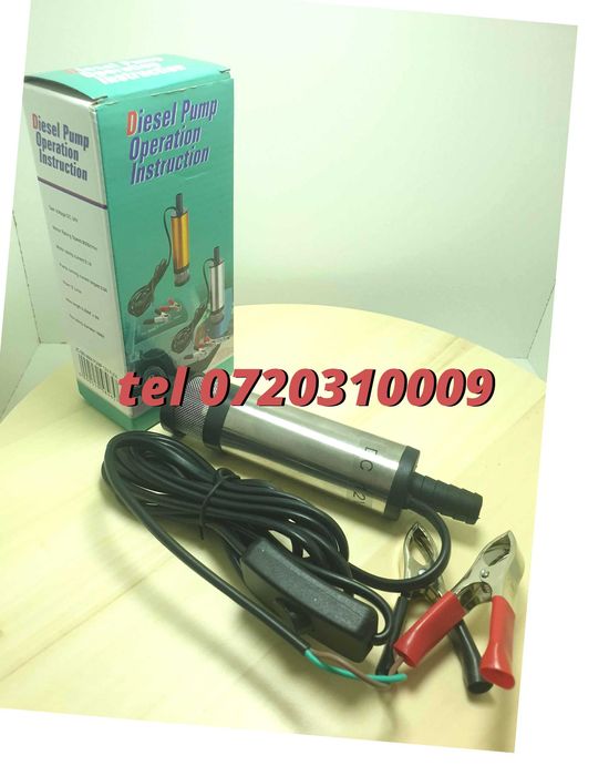 Pompa Electrica Auto Submersibila 12v 12 Lmin 38mm Transfer Combu
