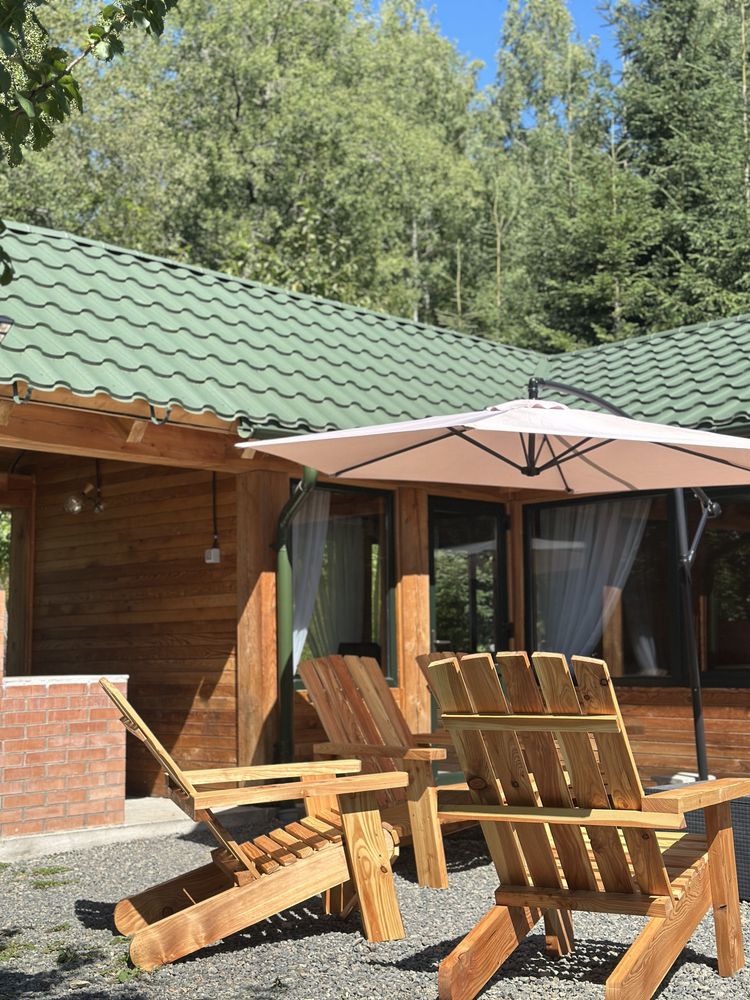 Cabana A-frame cu piscină de inchiriat