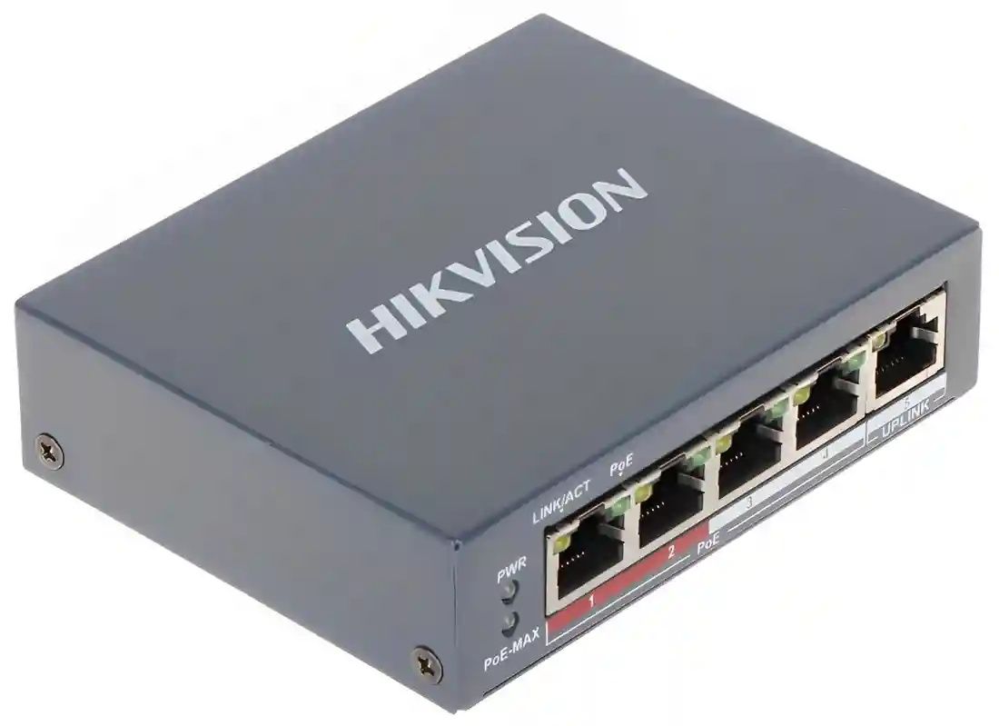 poe switch 4 port hikvision