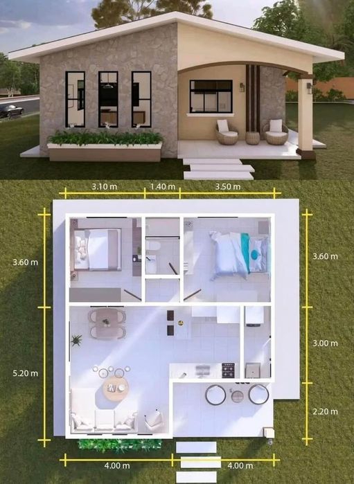 Case pe structura metalica