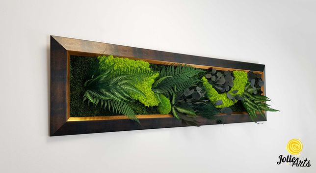 Tablou licheni, Model Amazon, Jolie Arts, dimensiune 40 x 150 cm