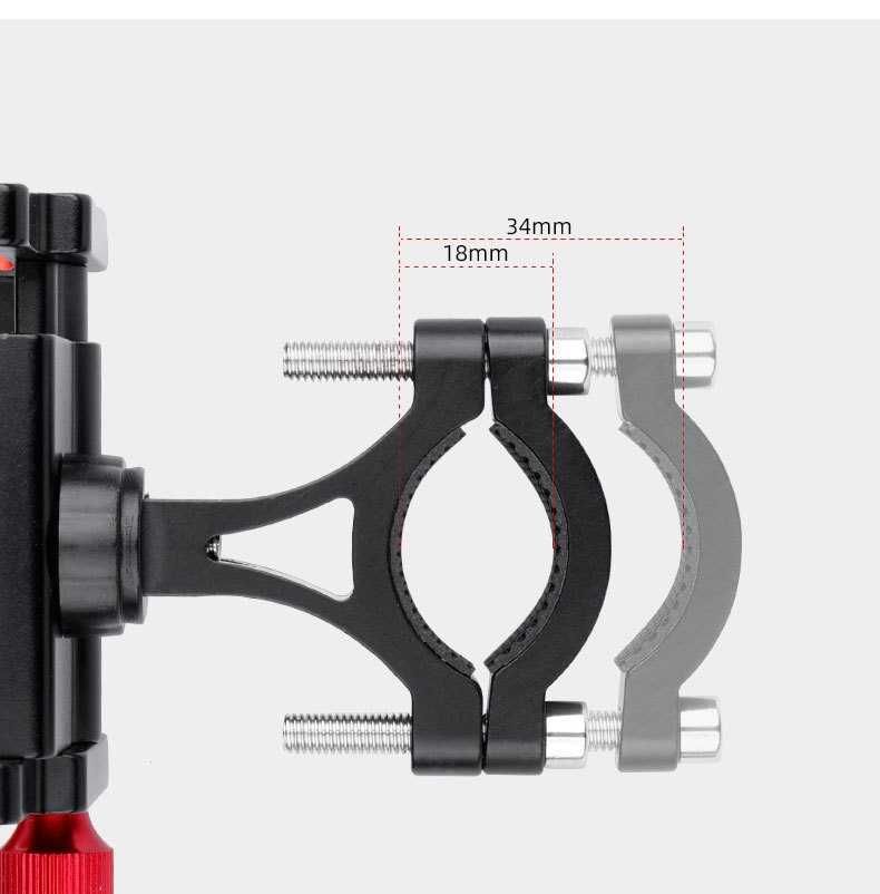 Металлический держатель телефона на велосипеде/электросамокате/скутере
