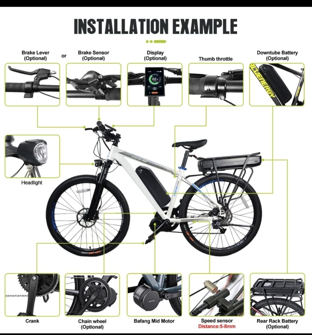 Kit bicicleta electrica bafang 1000w