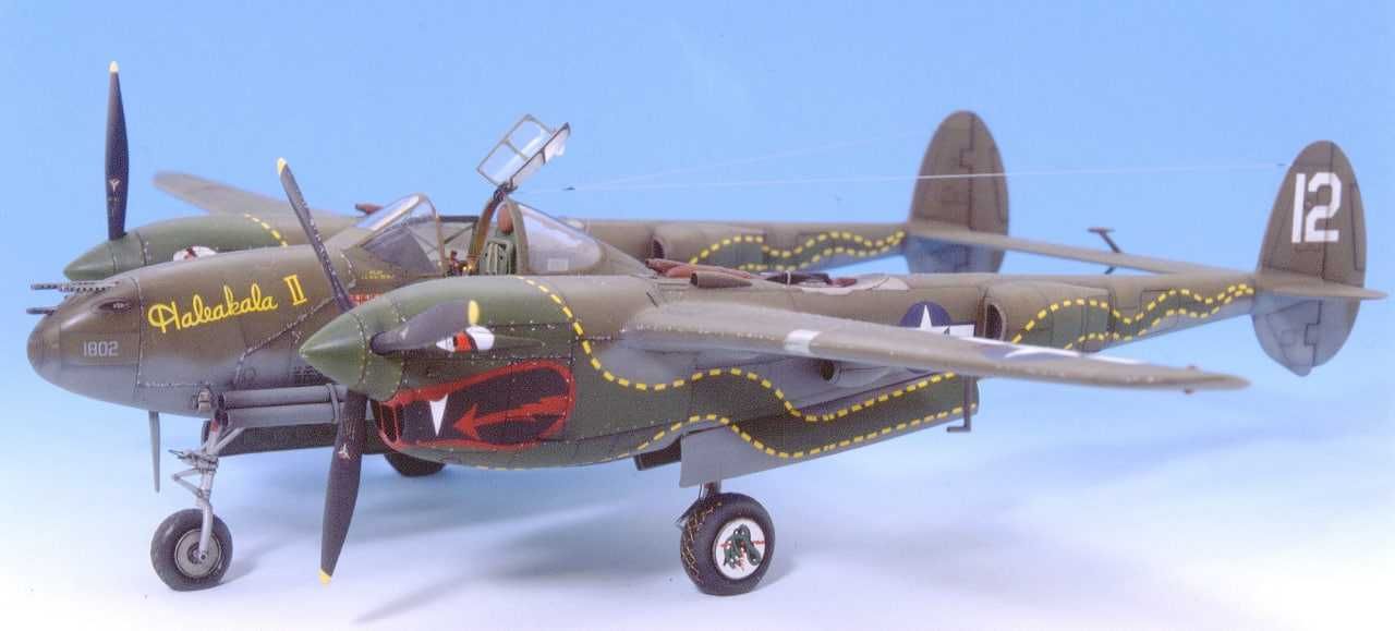 Сборная модель самолета P-38 Lightning (NOVO, 1/72).. РАРИТЕТ