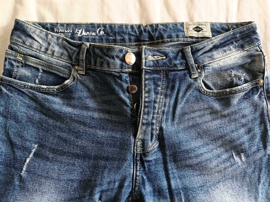 Blugi Denim & Co. UNION WARES Men's Blue Jeans