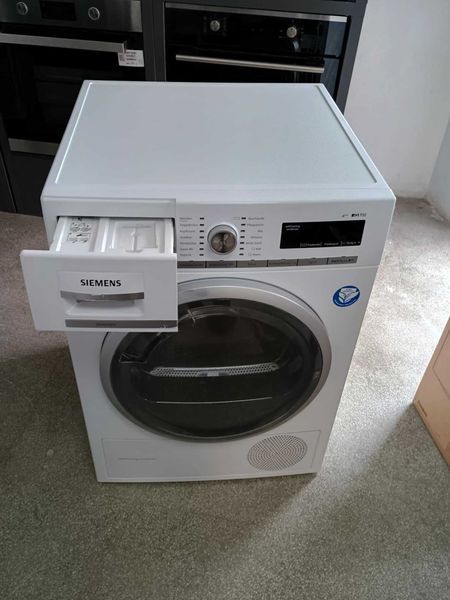 А+++ Сушилня с термопомпа Siemens WT47W5W0, 8 kg , Self clean