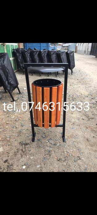 Cos de gunoi rustice