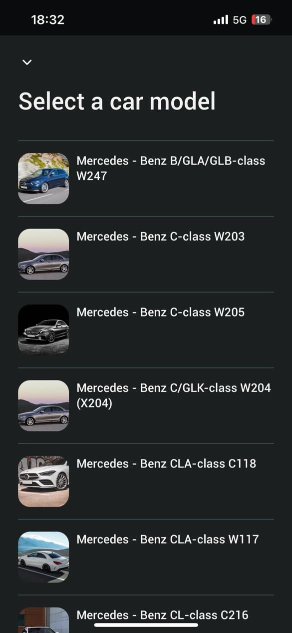 Автодиагностика на Mercedes активиране на AMG logo видео в движение