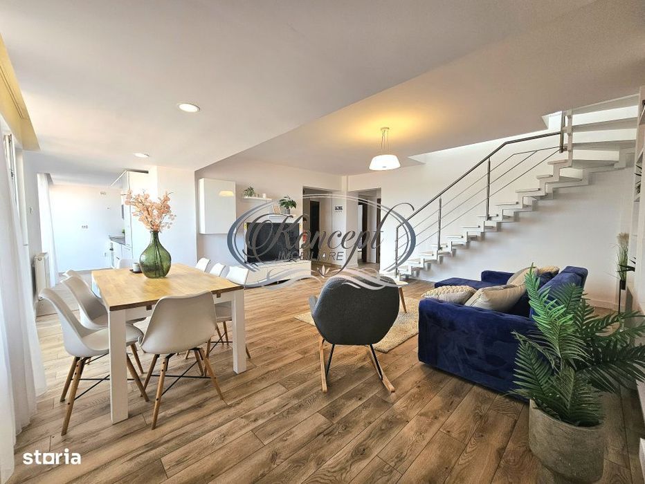 Apartament premium pe 2 niveluri cu parcare subterana, Buna Ziua