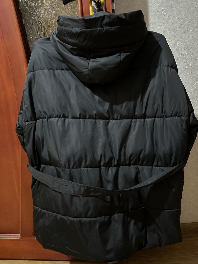 осенняя куртка женская, черная, freesize