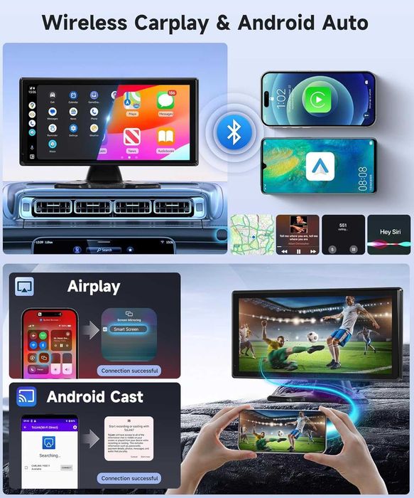 Navigatie GPS 4 camere Carplay wireless Android Auto,monitor 10.36inch