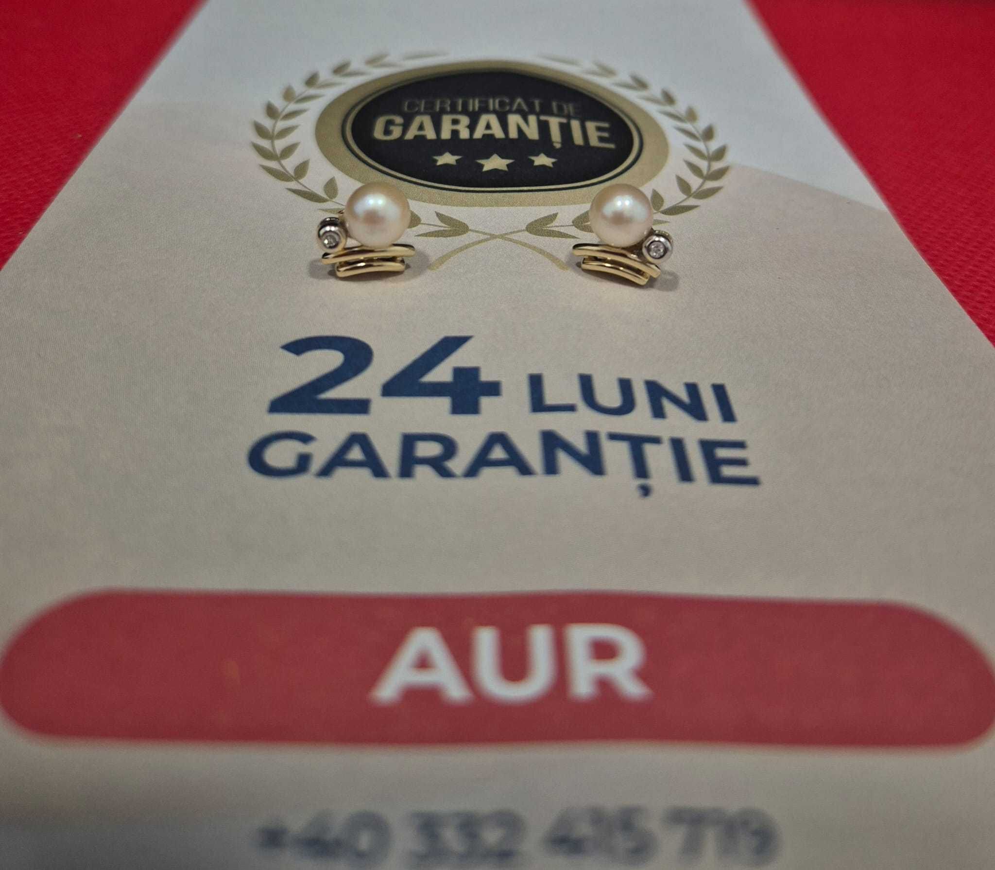 Cercei de aur (AG32 B26815.2) 2 ANI GARANTIE!