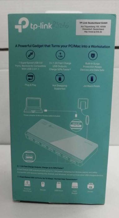 TP-LINK USB 3.0 7 PORT-HUB 3  MODEL: UH700 - Cod 83276