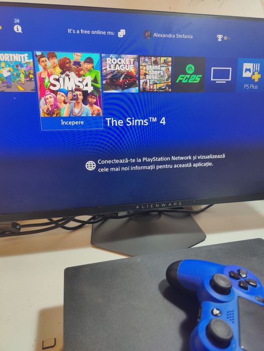 Consola jocuri Sony Playstation 4 Pro 1TB + Controller PS4 + JOCURI