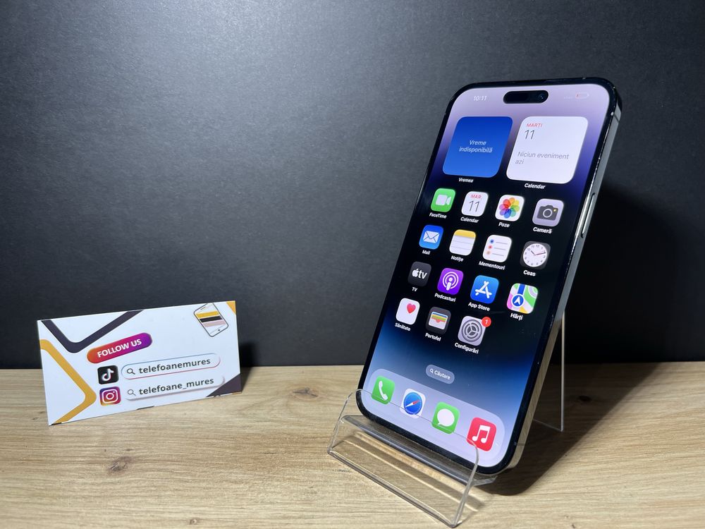 Iphone 14 Pro Max 256Gb Negru 24 luni garantie Telefoane Mures