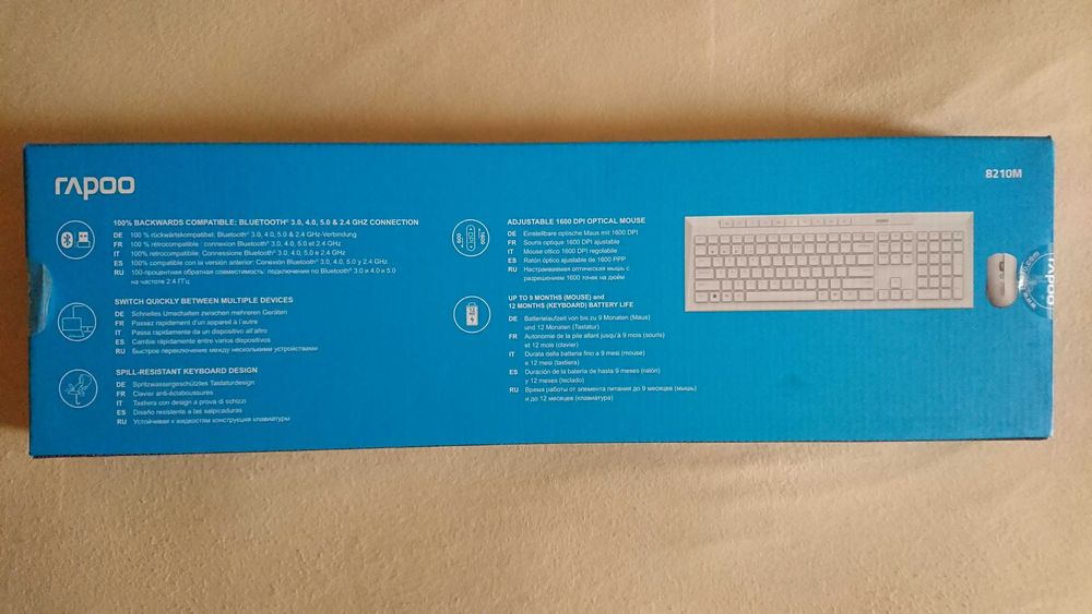 Wireless Rapoo | Безжична клавиатура и мишка