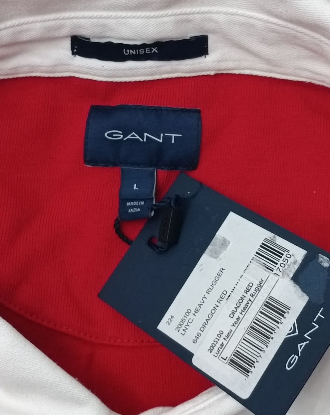 Gant Polo Long Sleeve Shirt оригинална блуза L памучна дълъг ръкав