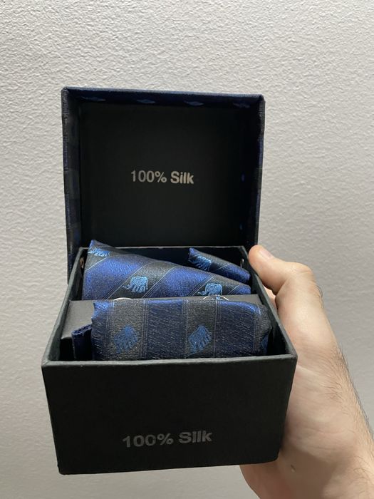 Set 100% Bumbac Cravata,Buton si batista