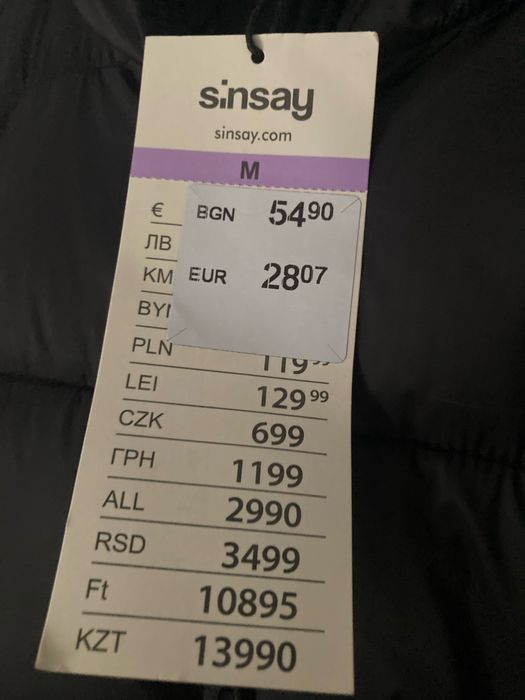 Ново дамско зимно яке дълго