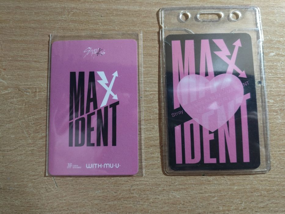 Stray kids Maxident Changbin photocards официални