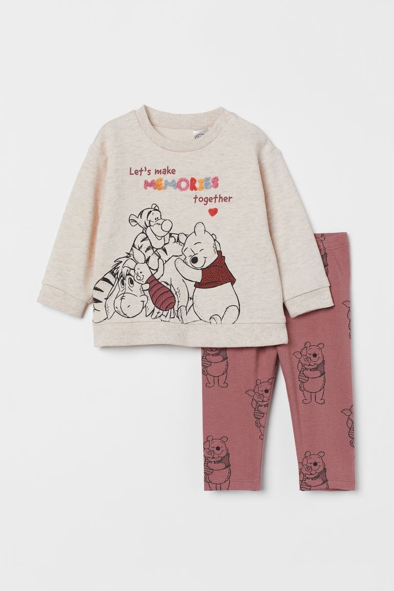 Пижама для детей с Винни Пухом от бренда H&M