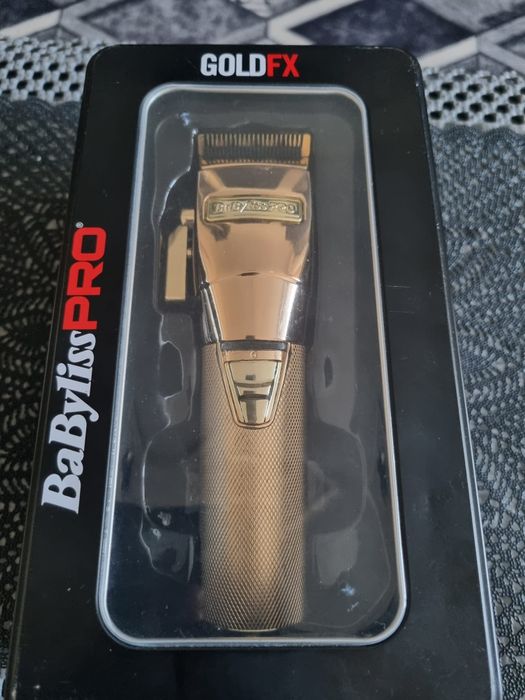 BaByliss PRO Gold Clipper & BaByliss PRO Skeleton FX 360 gold