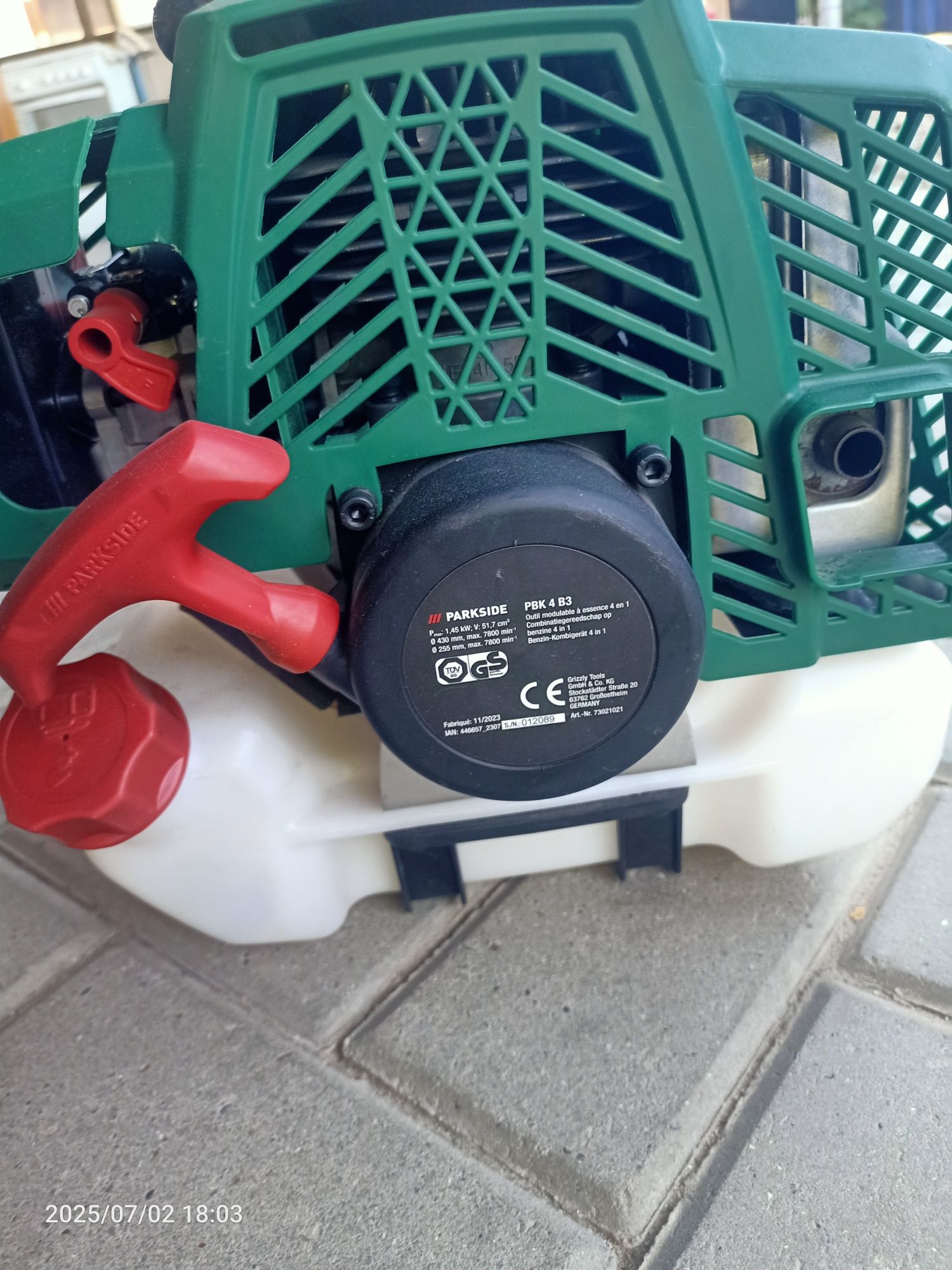 Motocoasă noua pe benzina Parkside