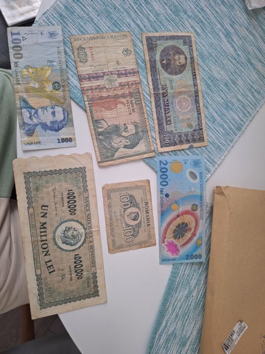 Vând lot de bancnote România