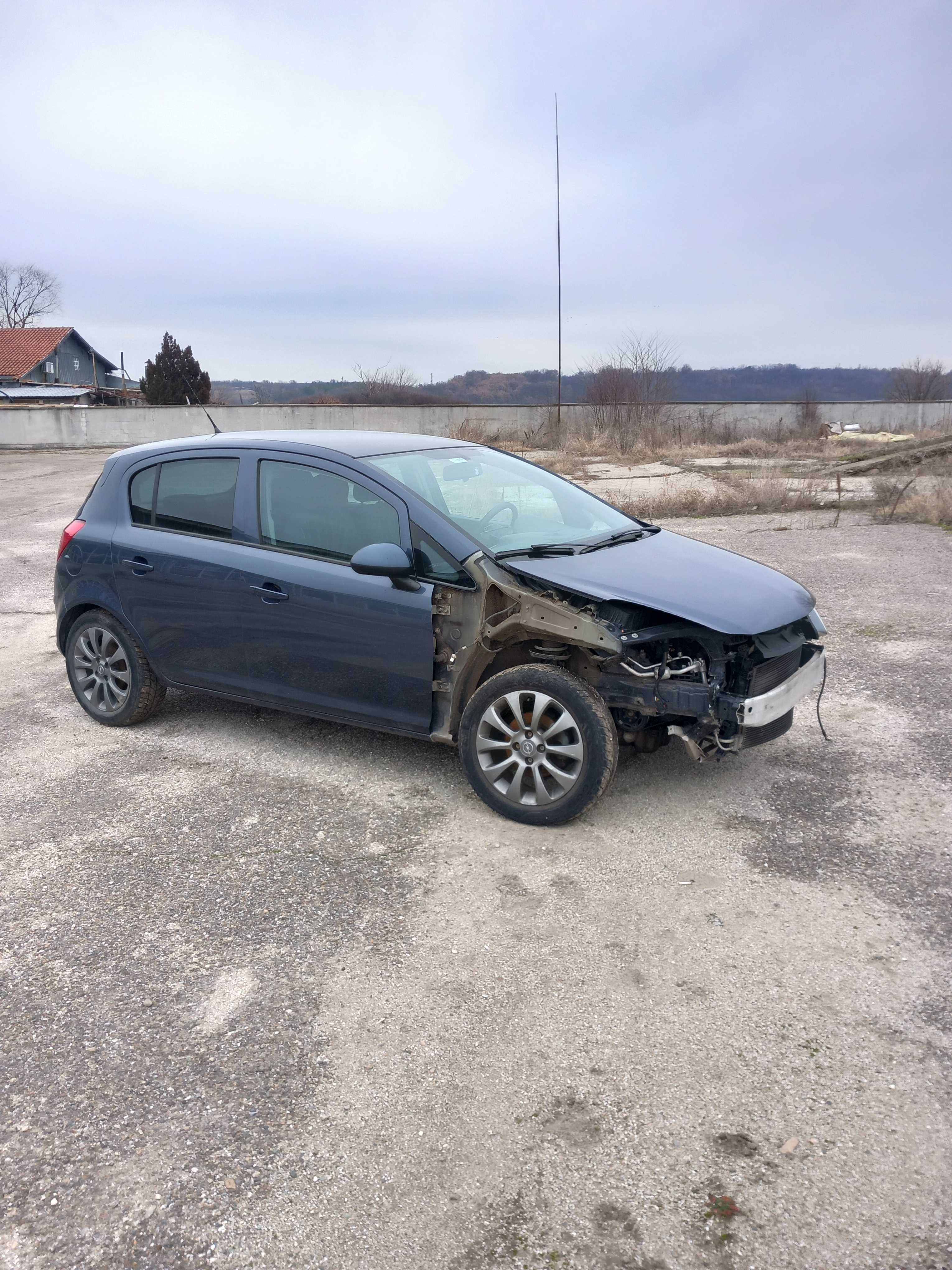 Опел Корса Д 1,2 бензин 2010 /Opel Corsa D 1,2 A12XER blue на части