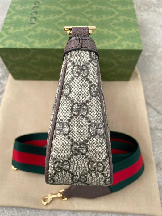 Geantă Gucci Ophidia, Pânză Piele Geantă de mână Gucci Ophidia Bej