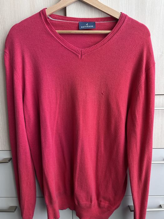 Пуловер joop мериносова вълна l размер