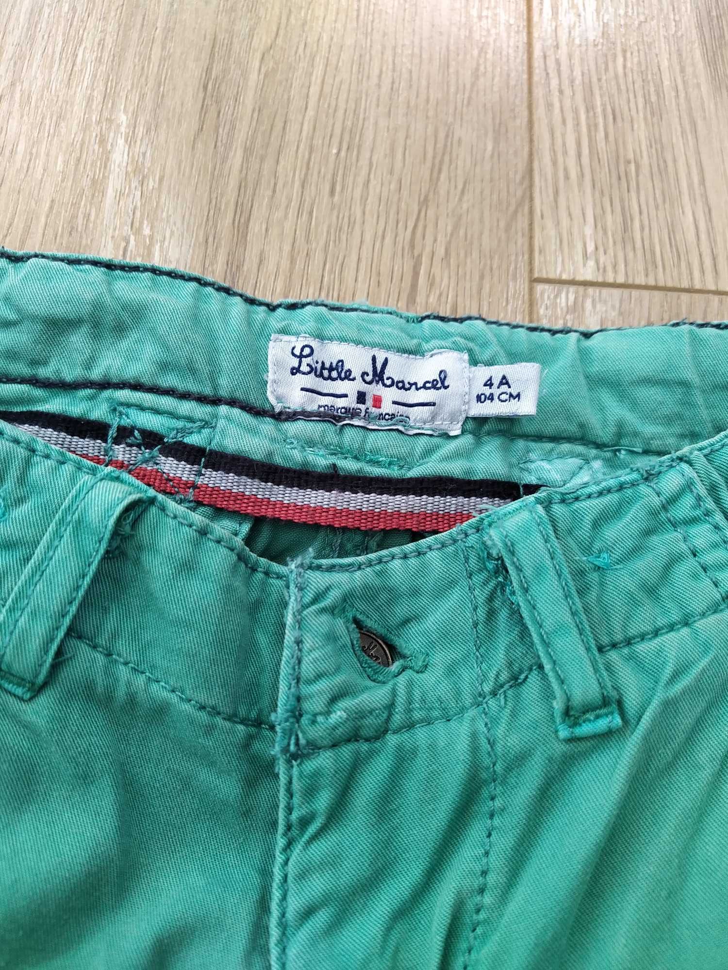 Къси панталони зелени за момче Little Marcel с размер на етикета 104