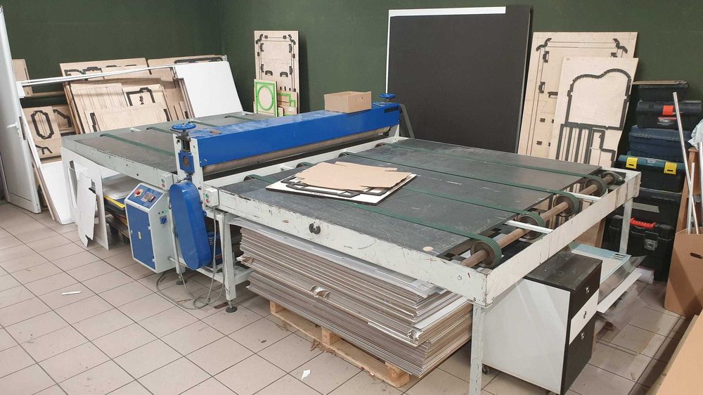 Ștanță roll - stanta plana cu benzi transportoare 2000 mm