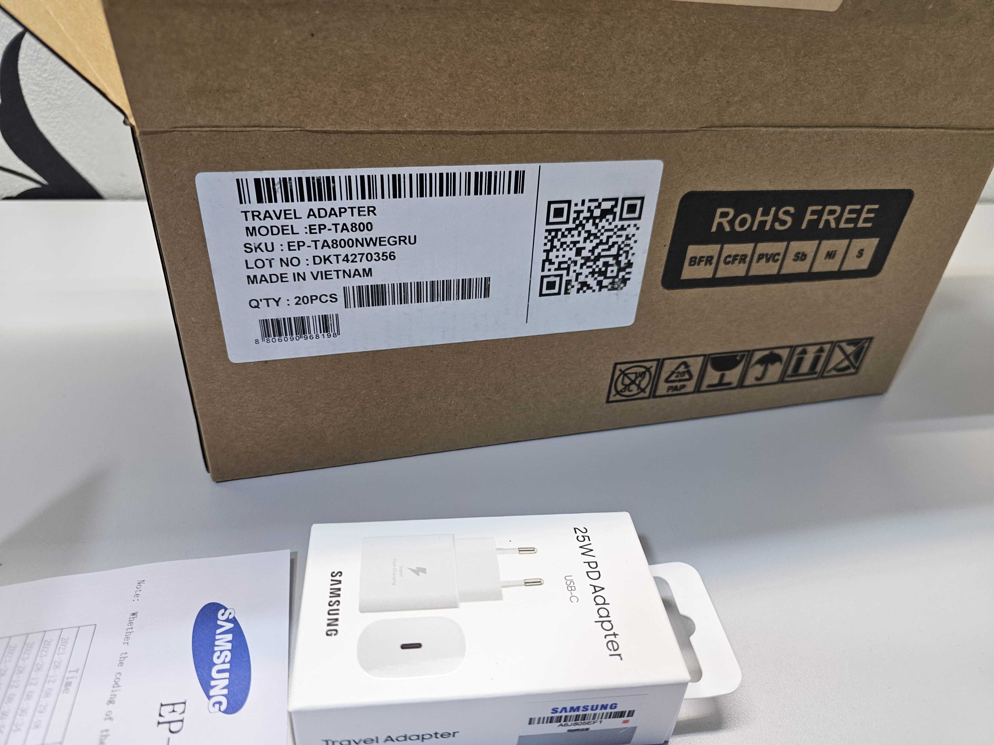 ПРОДАМ Адаптер Samsung EP-TA800 (25W) Оригинал Зарядное устройство.