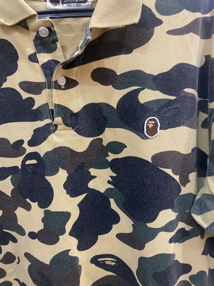 bape camo polo оригинал