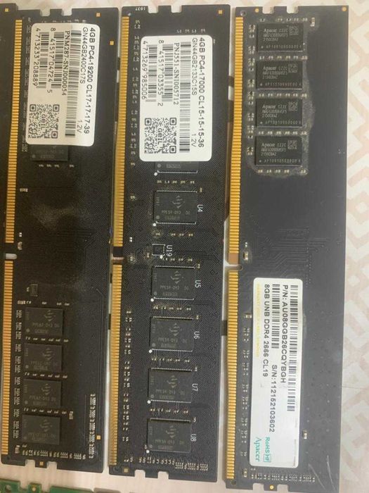 Оперативная память в Ассортименте DDR3/DDR4