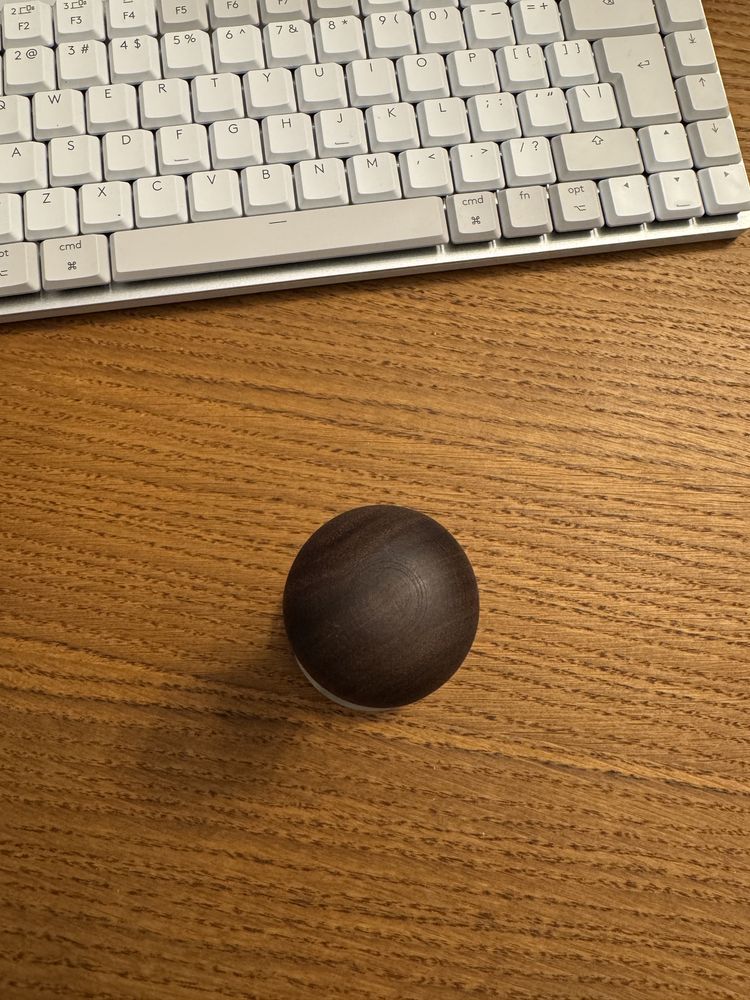 Tamper cu maner de lemn 51 mm espressor nou