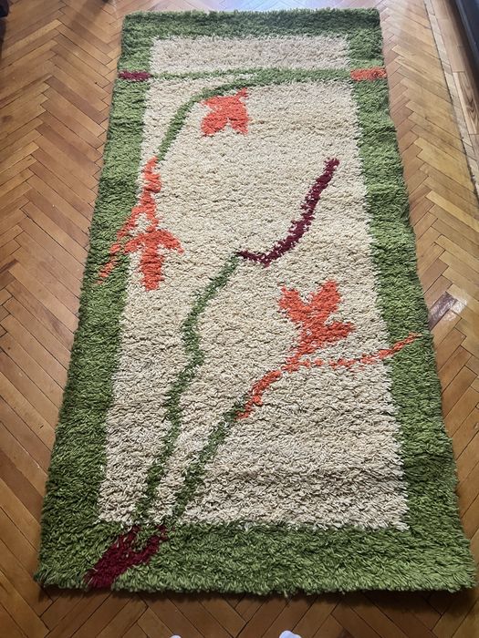 Ковер шерстяной, травка