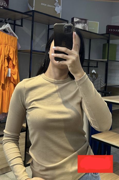 Новый лонгслив в рубчик Uniqlo!