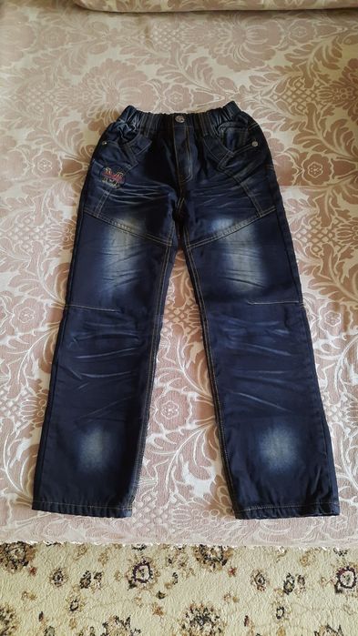 Новые джинсы зимние на флисе