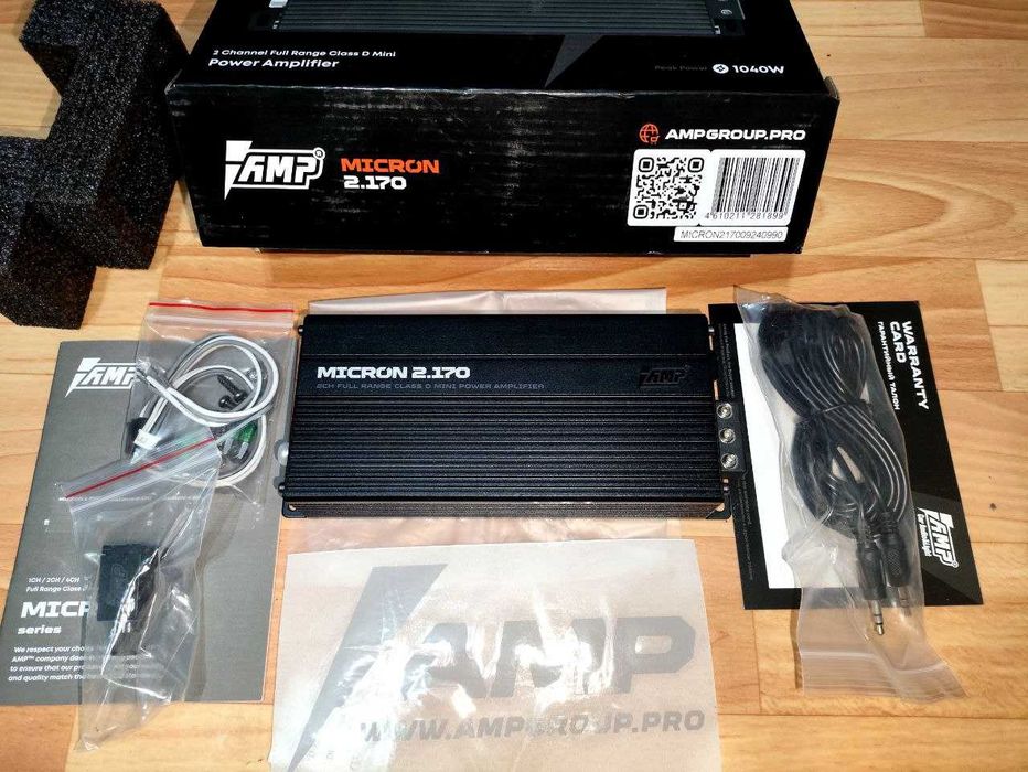 Маленький и мощный AMP Micron 2-канальный