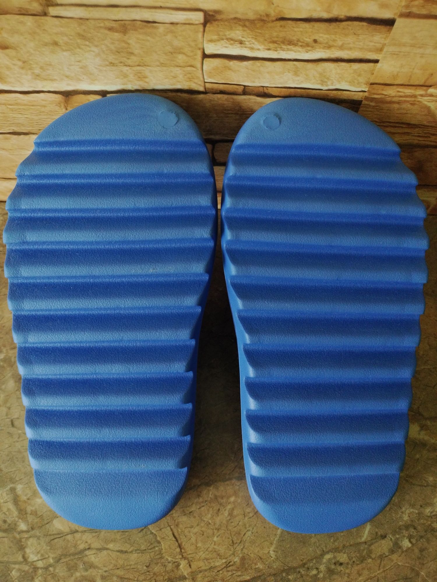 Yeezy slides azure