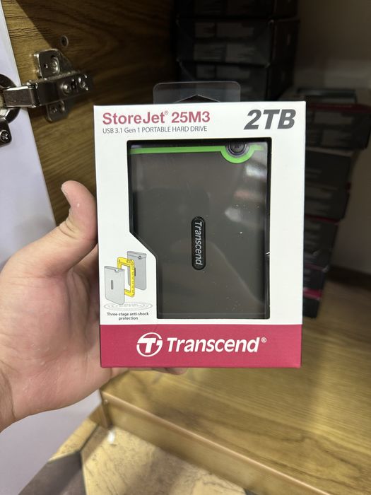 Transcend StoreJet 25M3 — 2TB | Original | USB 3.1 Gen 1