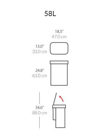 Смарт кофа 58 литра - SimpleHuman, с гласови команди и жестове, гар-я