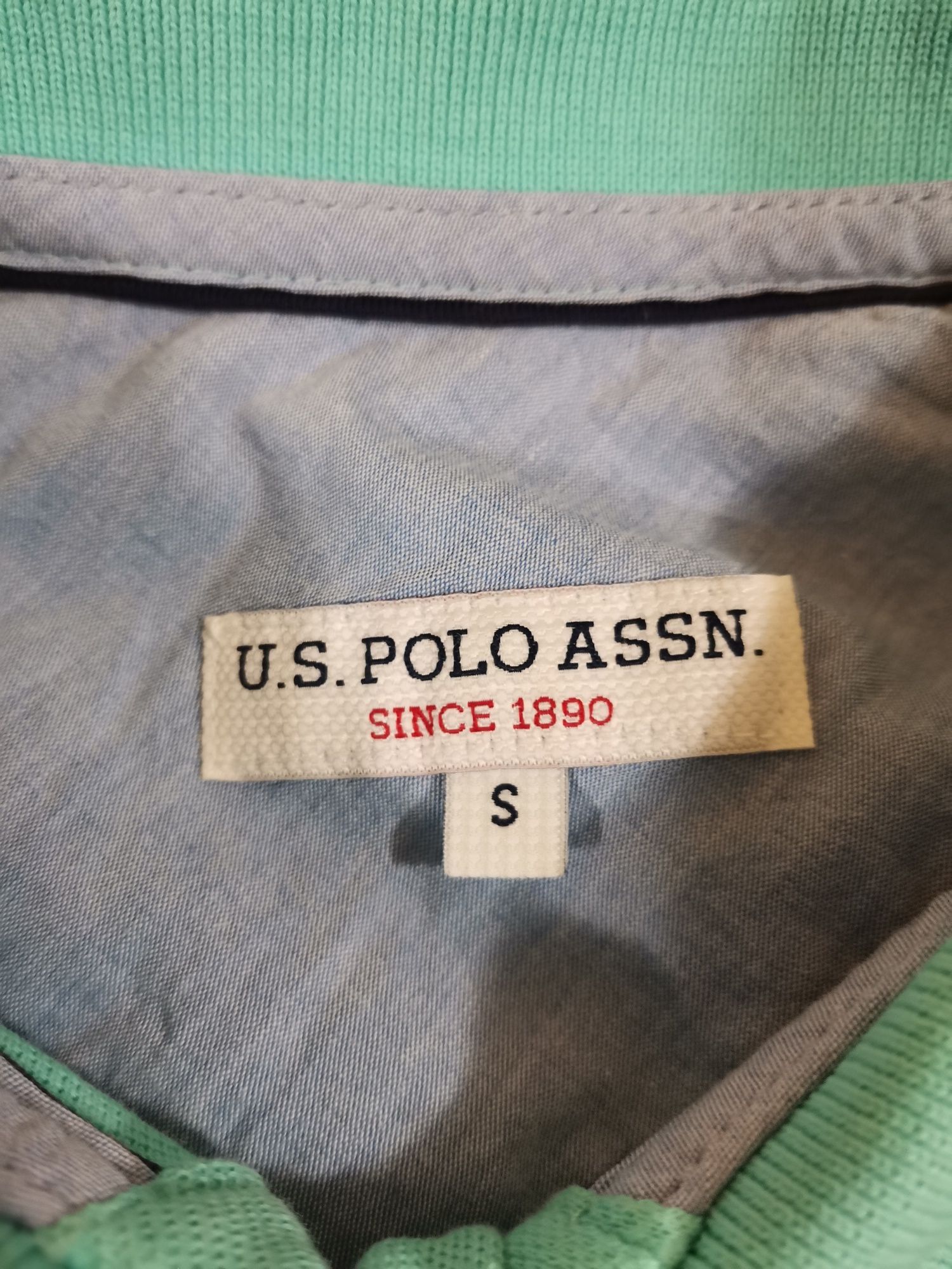 Мъжка тениска  с яка U. S. POLO ASSN.