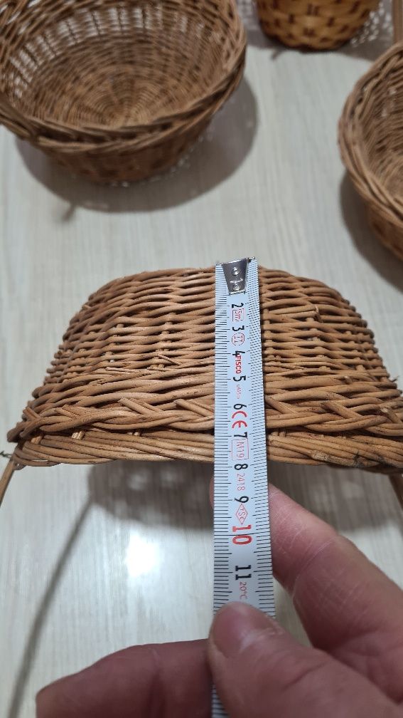 Корзинка плетёная из лозы ивы декоративная