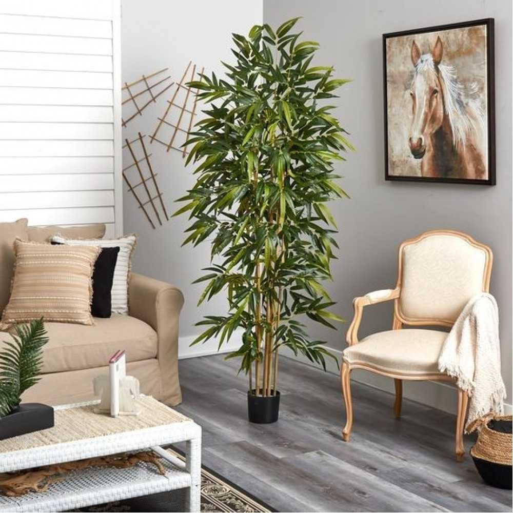 Arbore artificial de Bambus, planta decorativa, inaltime 150 cm